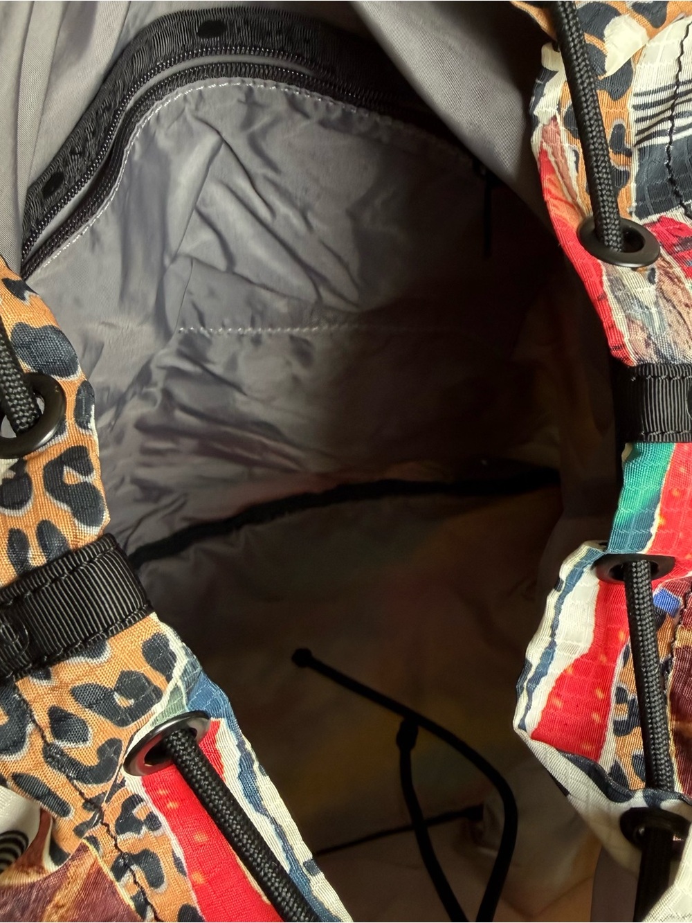 LeSportSac Colorful Backpack Y2K Graffiti Pattern - Picture 3 of 4